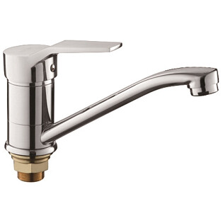 Смеситель для кухни с поворотным изливом хром D-Lin D151403-6