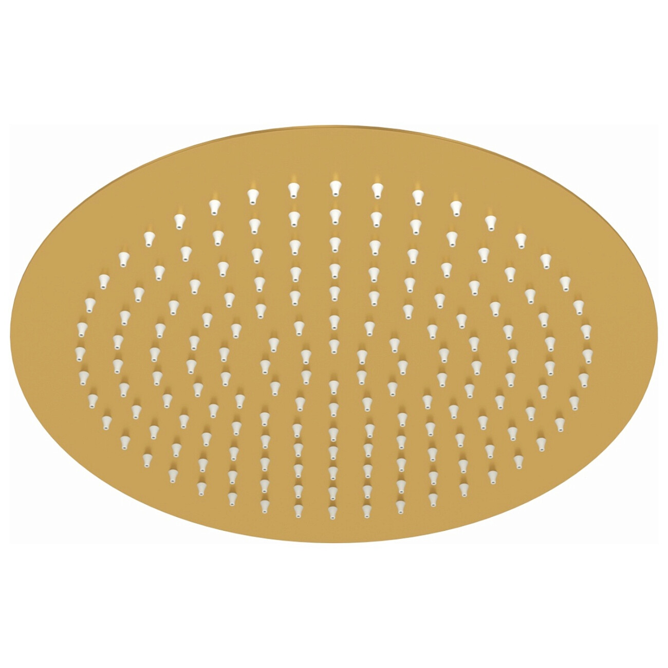 Лейка для тропического душа круглая 30 см матовое золото Wasserkraft A262 - изображение 2