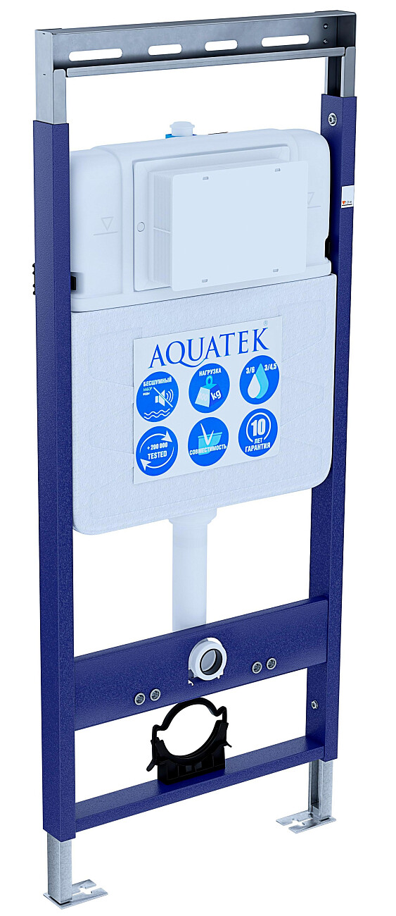 Инсталляция для подвесного унитаза синяя Aquatek EasyFix 50 INS-0000010 - изображение 3