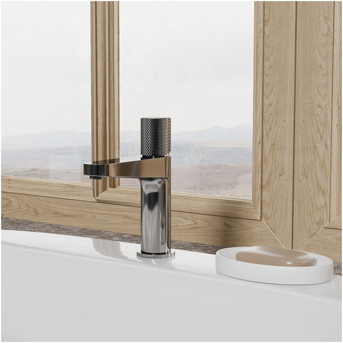 Смеситель для раковины из латуни хром Wasserkraft 4603 - изображение 2