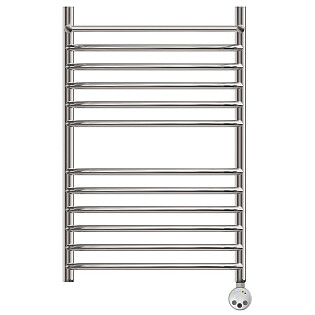 Полотенцесушитель электрический 50х80 см с полкой хром Point &quot;Альфа&quot; PN05158SPE П11