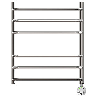 Полотенцесушитель электрический 50х60 см хром Point &quot;Нептун&quot; PN09156E П6