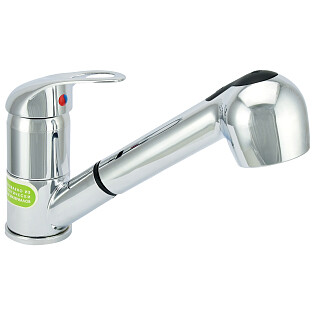 Смеситель для кухни однорычажный с гибким изливом хром Juguni Phoenix JGN0420-D 0402.604