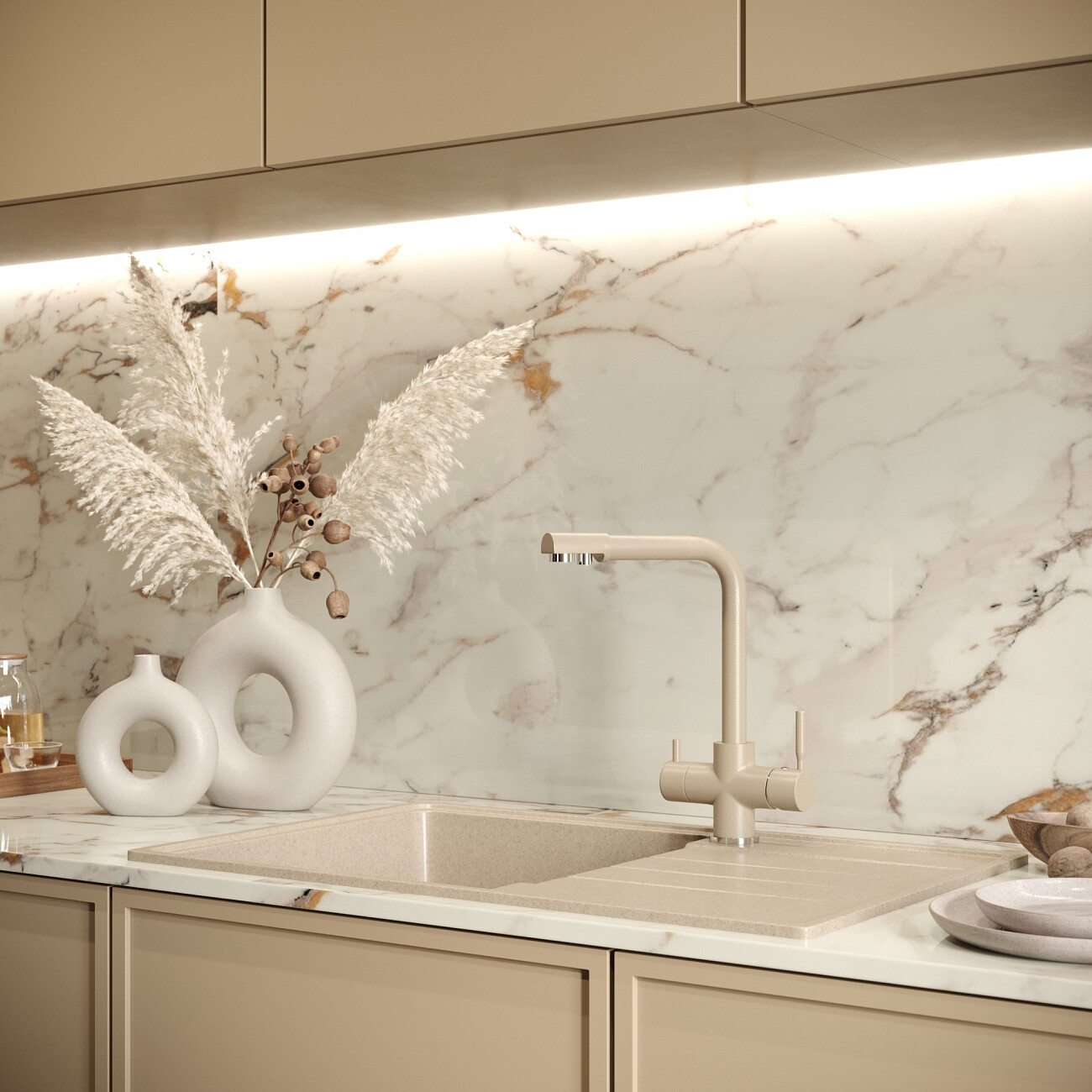 Мойка кухонная десерт Domaci "Солерно" DP 780-03 - изображение 4