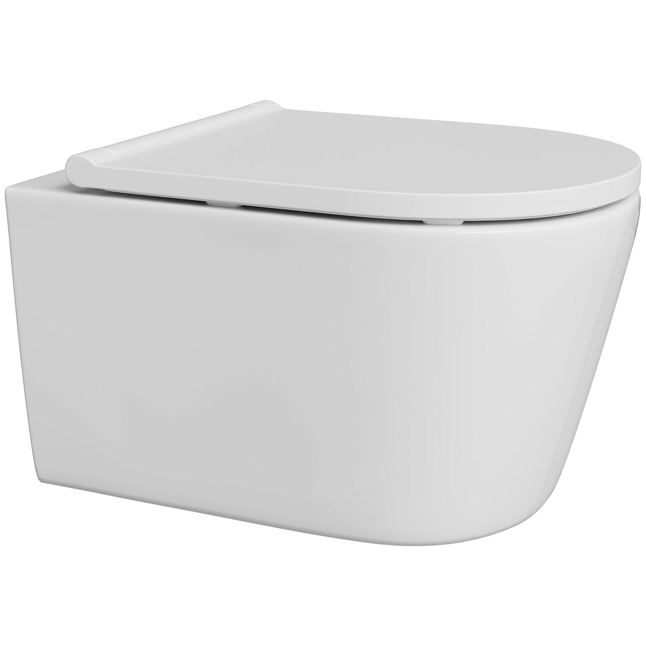 Унитаз подвесной безободковый с микролифтом белый Diwo "Архангельск" 0800 - изображение 7