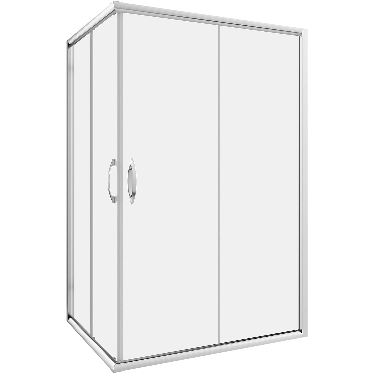 Душевой уголок прямоугольный 120х90 см хром Diwo "Суздаль" DS-SU-90х120-CR - изображение 6