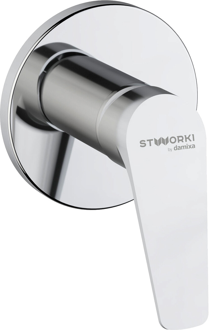 Душевой комплект с 2 смесителями хром Stworki "Дублин" HFDB75000, HFDB02100 - изображение 9