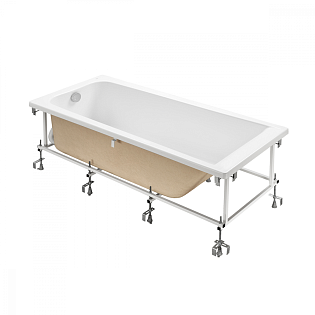 Каркас для ванны стальной прямоугольный 75х170 см хром Roca Elba 248513000