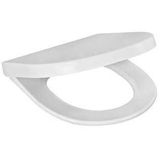 Сиденье для унитаза из дюропласта овальное 41,5х35,3 см белое Roca Meridian ZRU9307606