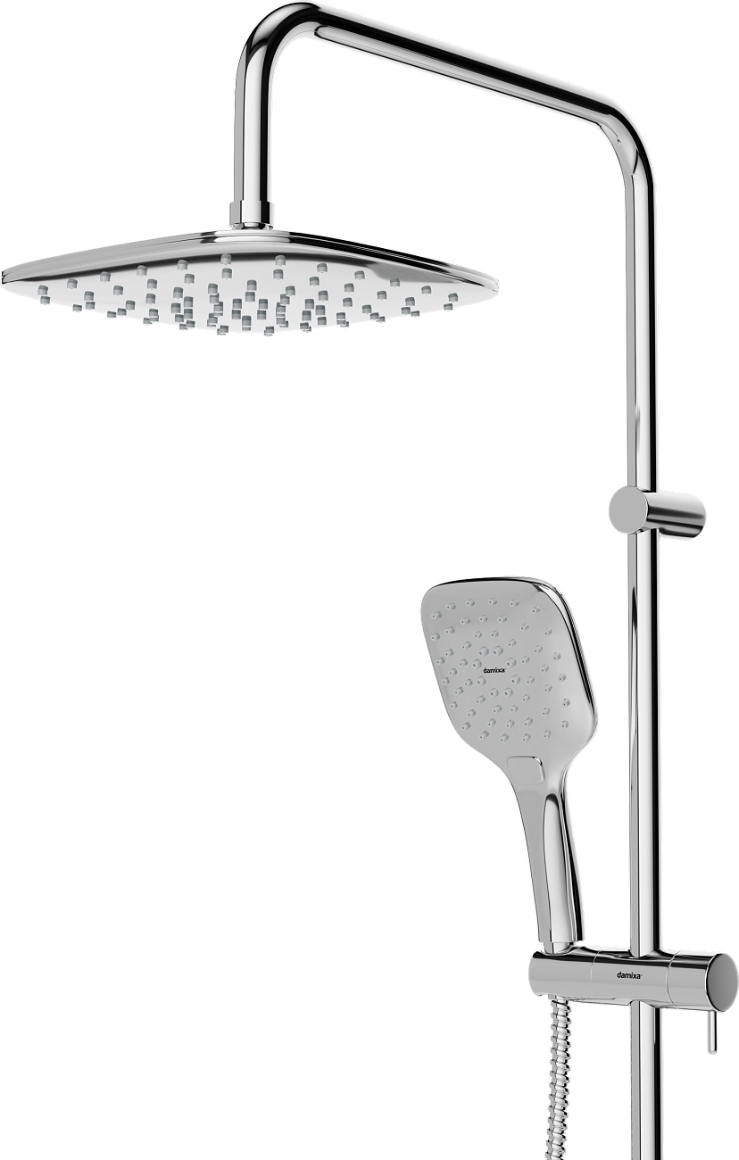 Душевой комплект с верхним и гигиеническим душем хром Stworki "Хаммель" HFXAM78000 - изображение 6