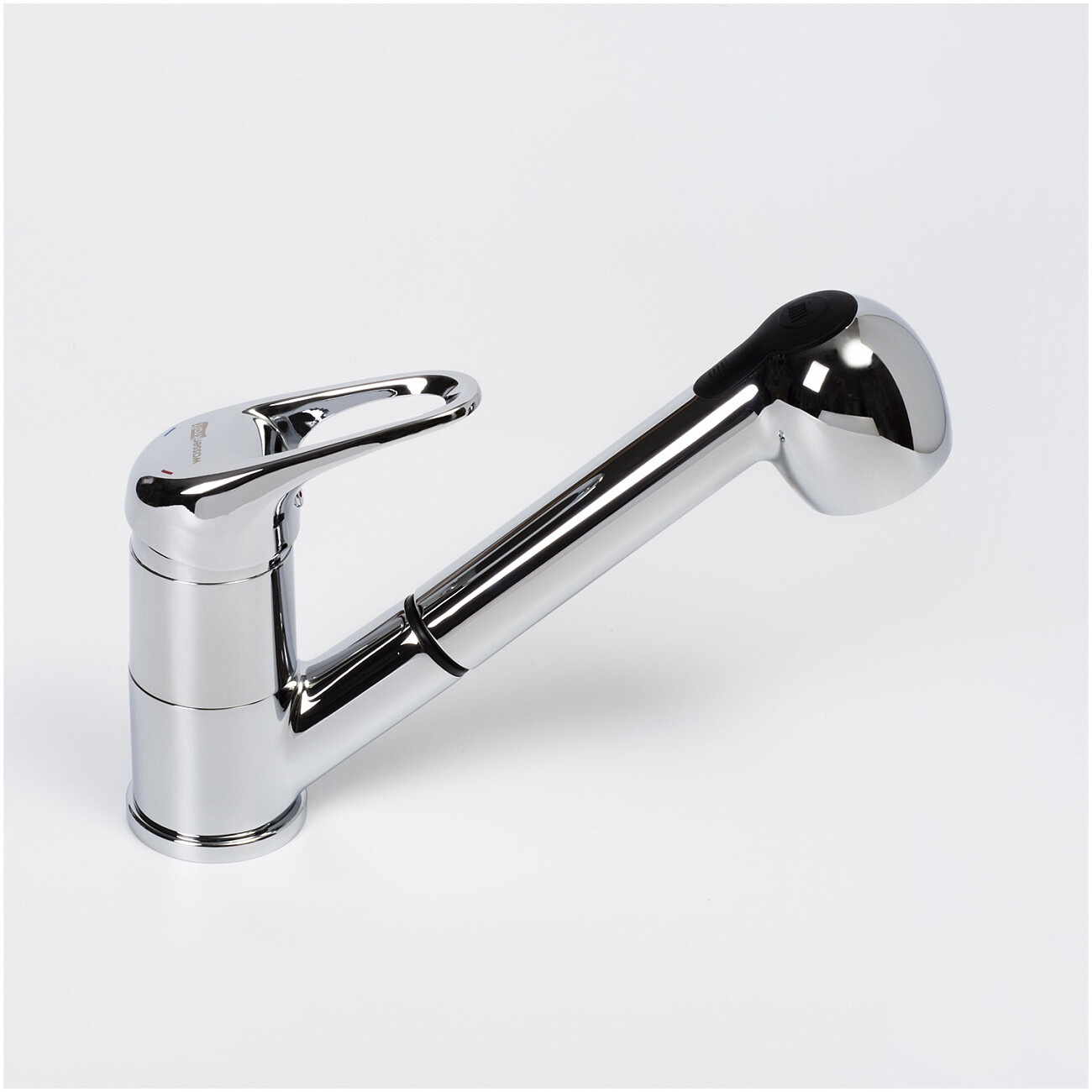 Смеситель для кухни из латуни хром с выдвижной лейкой Wasserkraft 6365 - изображение 6