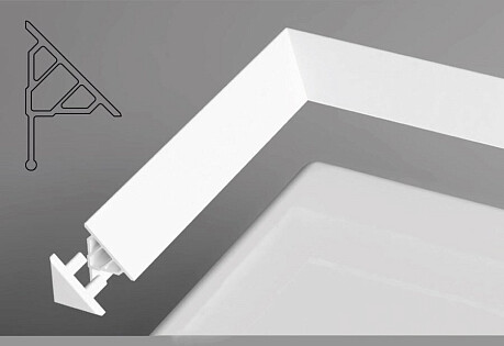 Бордюр декоративный универсальный 200 см белый Ravak XB452000001