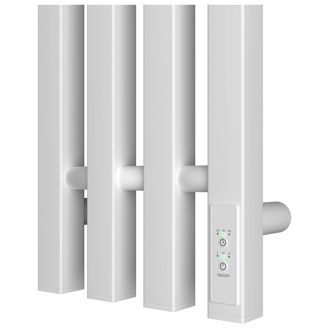 Полотенцесушитель электрический 120х18 см белый Point "Гермес П3" PN13832W - изображение 4