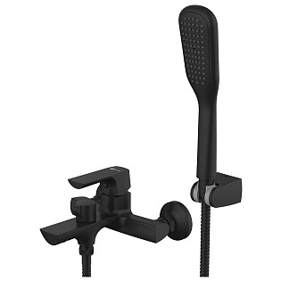 Смеситель для ванны черный Lemark Ursus LM7214BL