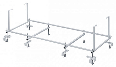 Монтажный комплект для ванны 180х80 см серый  Roca Madeira 24F177000