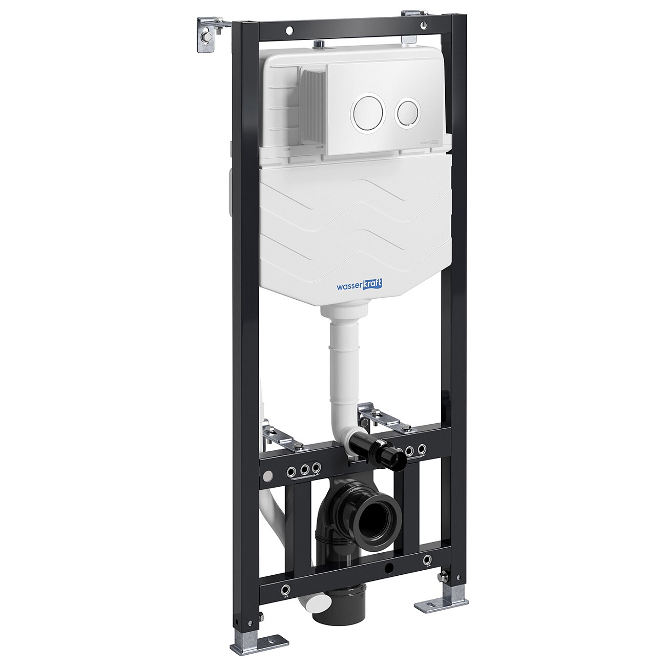 Инсталляция для унитаза с кнопкой Wasserkraft Aller 10TLT.010.ME.WH01 - изображение 2