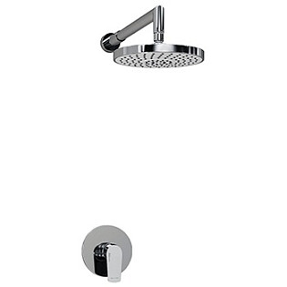 Душевой комплект встраиваемый с верхним душем хром Wasserkraft A12629