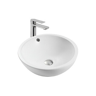 Раковина накладная круглая 44х44 см белая Aquatek AQ5354-MW