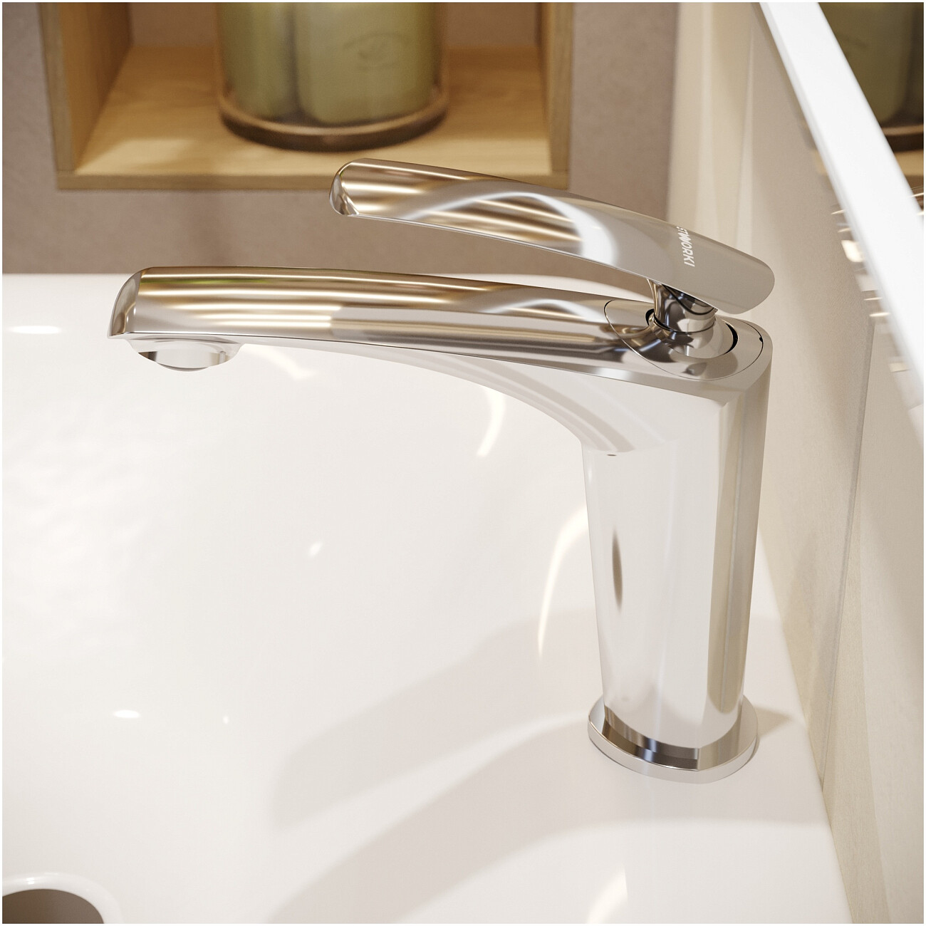 Смеситель для раковины однорычажный хром Stworki "Гётеборг" S03010CR - изображение 7