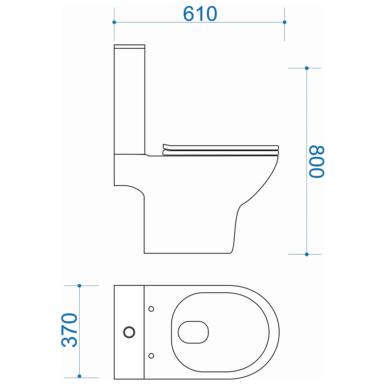 Унитаз-компакт безободковый с микролифтом белый Creto Cer C4 1803-Cer-C4NP - изображение 11