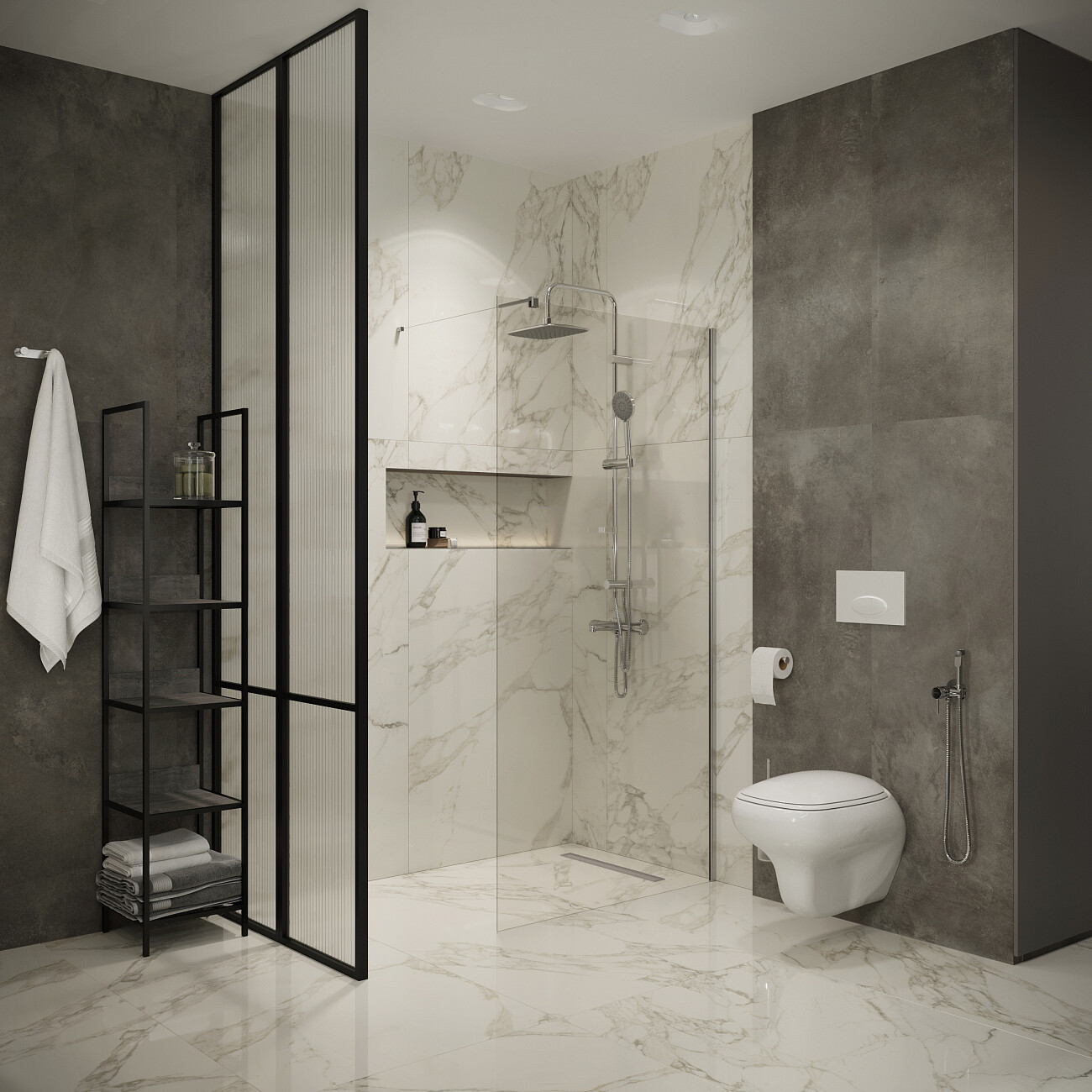 Душевая перегородка стеклянная прозрачная Artemis Akabe 570 6.940.006.0570.100.10.88 - изображение 5