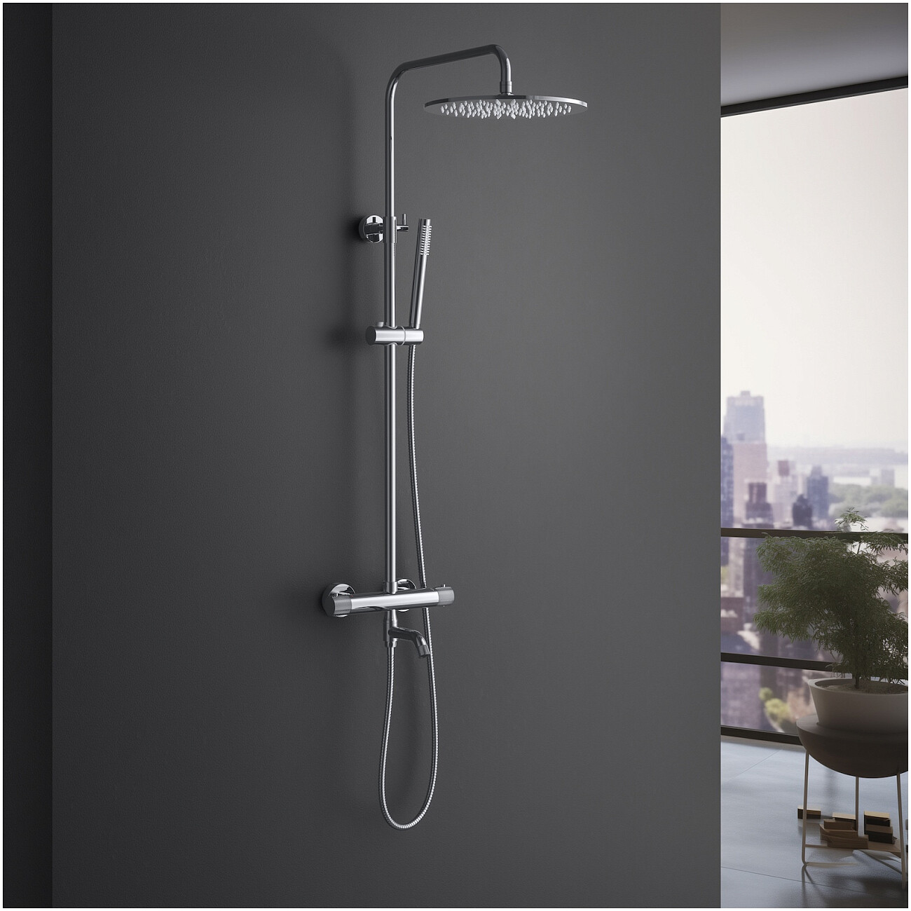 Душевая система с термостатом хром Timo Saona SX-2380-00 - изображение 2