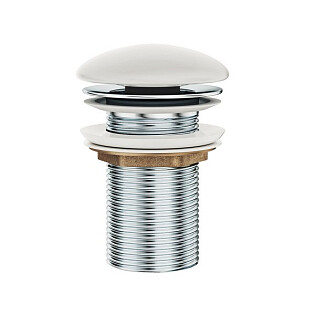 Донный клапан для раковины фиксированный керамический белый Ravak X01695