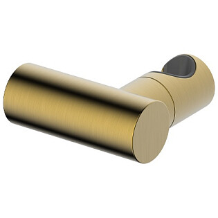 Держатель настенный поворотный для ручного душа круглый матовое золото Wasserkraft A324