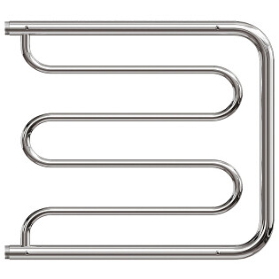 Полотенцесушитель водяной 60х60 см с полкой хром Point &quot;Фокстрот&quot; PN25666P