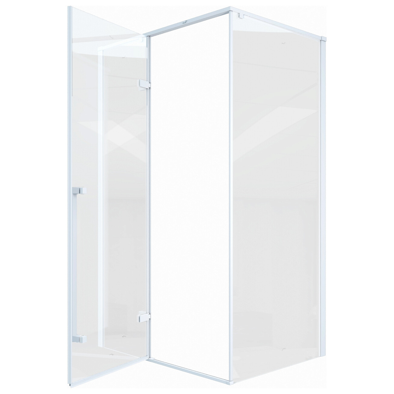 Душевой уголок прямоугольный 90х120 см белый матовый Cerutti SPA C1AW - изображение 3