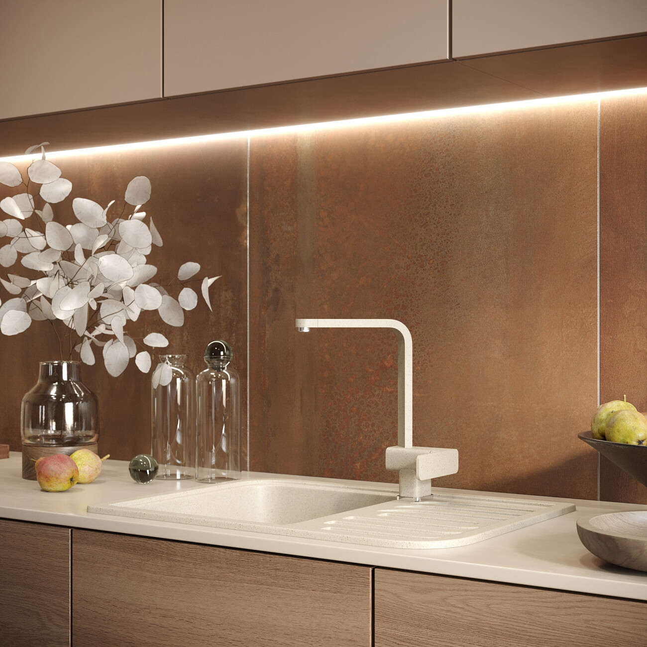 Смеситель для кухни однорычажный берилл Domaci "Солерно" DC-3014 - изображение 4