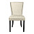 Стул обеденный с широкой спинкой кремовый микровелюр Sophisticated
