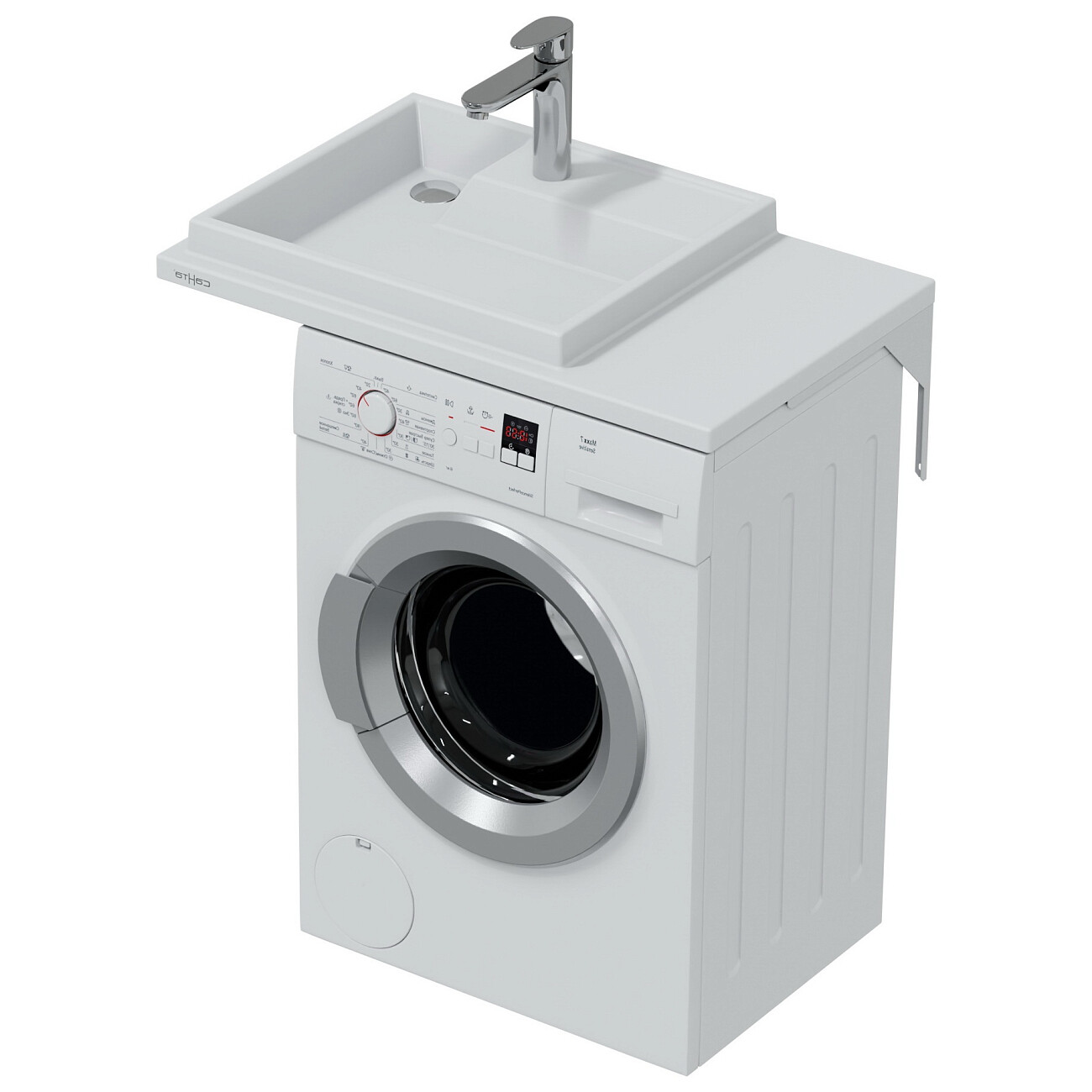 Раковина над стиральной машиной 50х80 см белая "Юпитер" 900120 - изображение 2