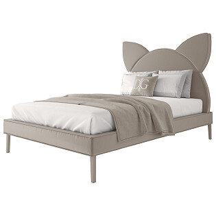 Кровать детская 120х200 бежевая Kitty