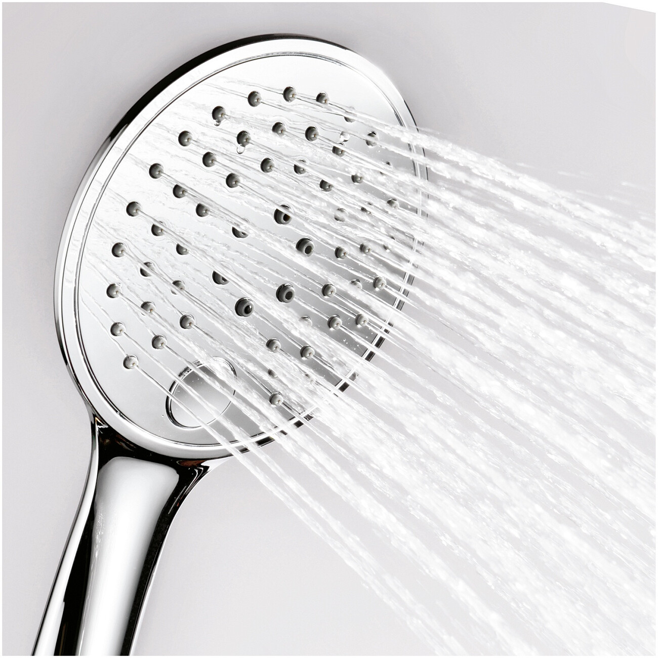 Лейка для ручного душа круглая с 3 режимами 12 см хром Wasserkraft A060 - изображение 3