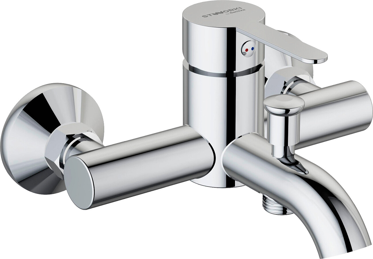 Душевой комплект рычажное управление хром Stworki "Стокгольм" HFSG02100, HFDB91000 - изображение 9
