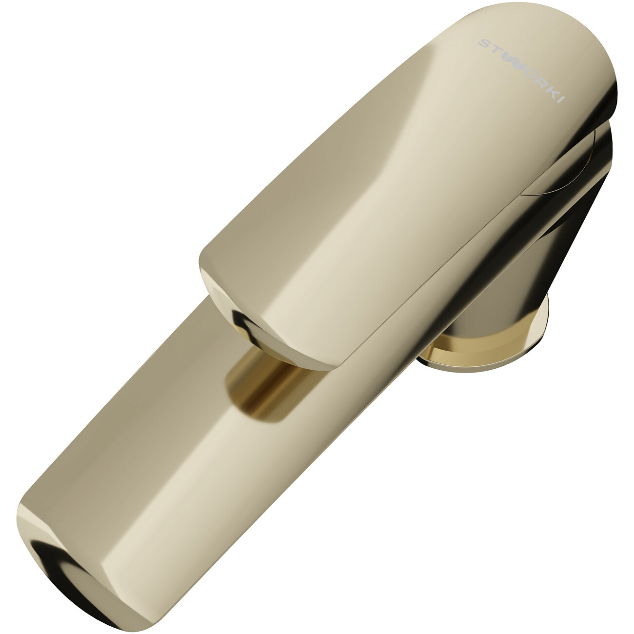 Смеситель для раковины однорычажный золотой Stworki "Гётеборг" S03010GG - изображение 8