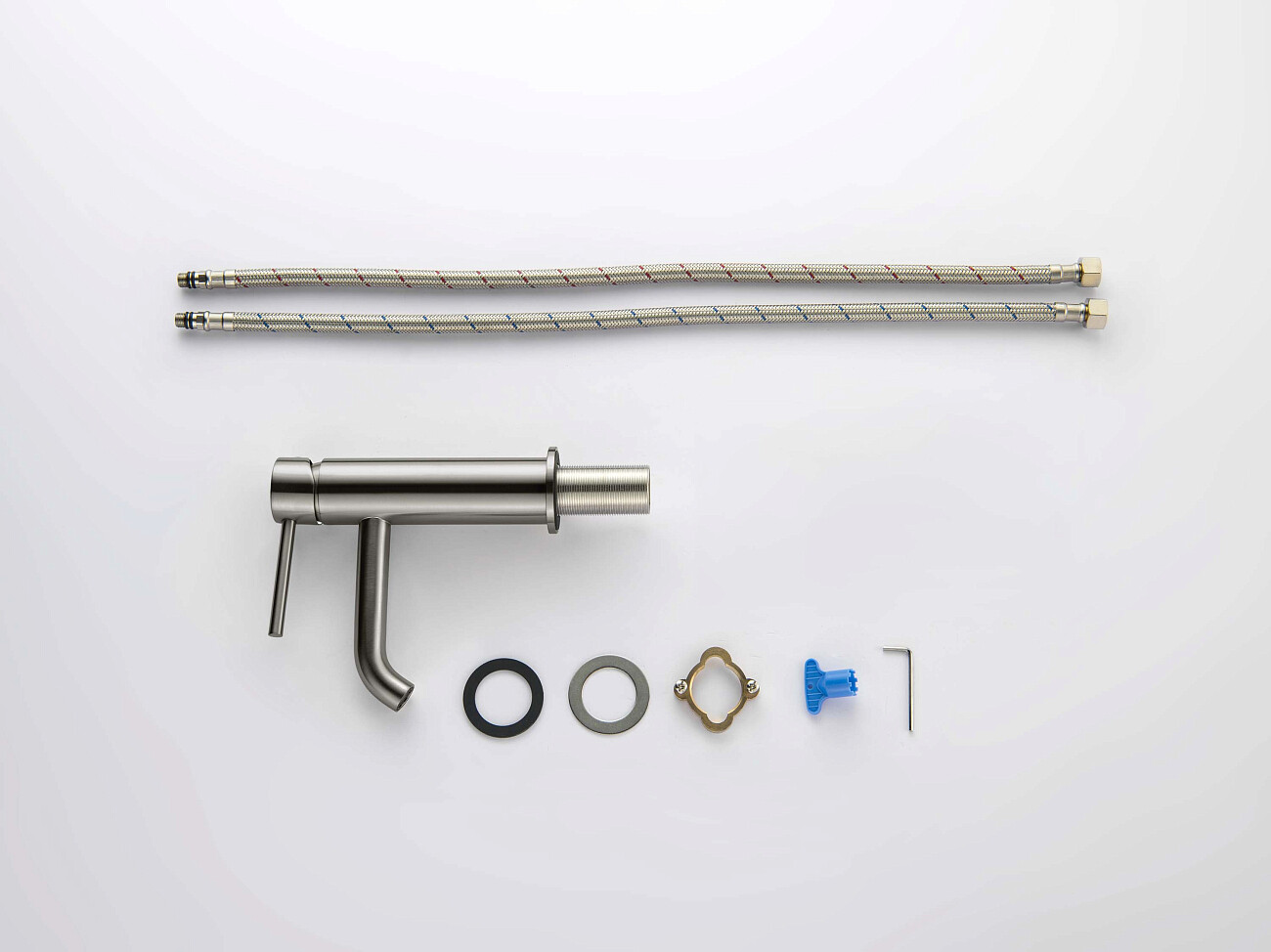 Смеситель для раковины однорычажный черный хром Aquatek "Европа" AQ1310BGM - изображение 3