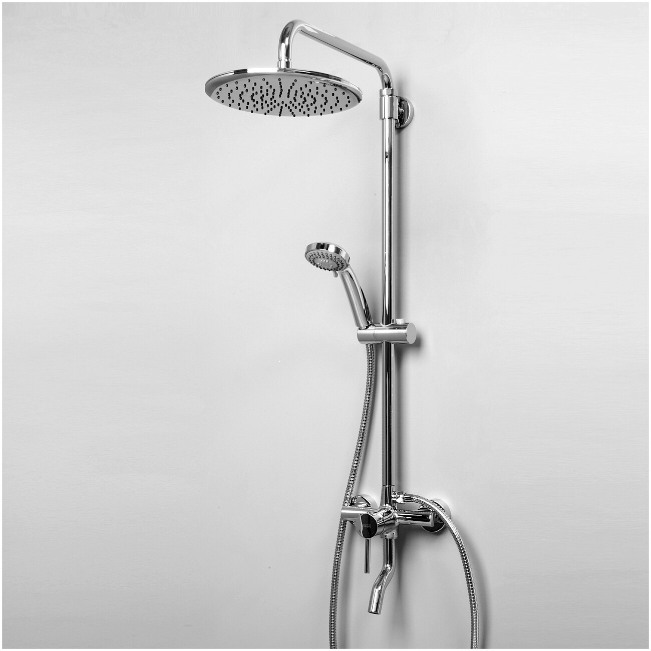 Душевая система со смесителем из латуни хром Wasserkraft A14401 - изображение 2