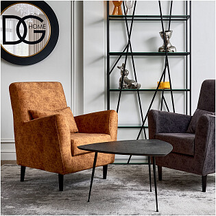 Кресло с мягкими подлокотниками &quot;Эхо&quot;, рыжее