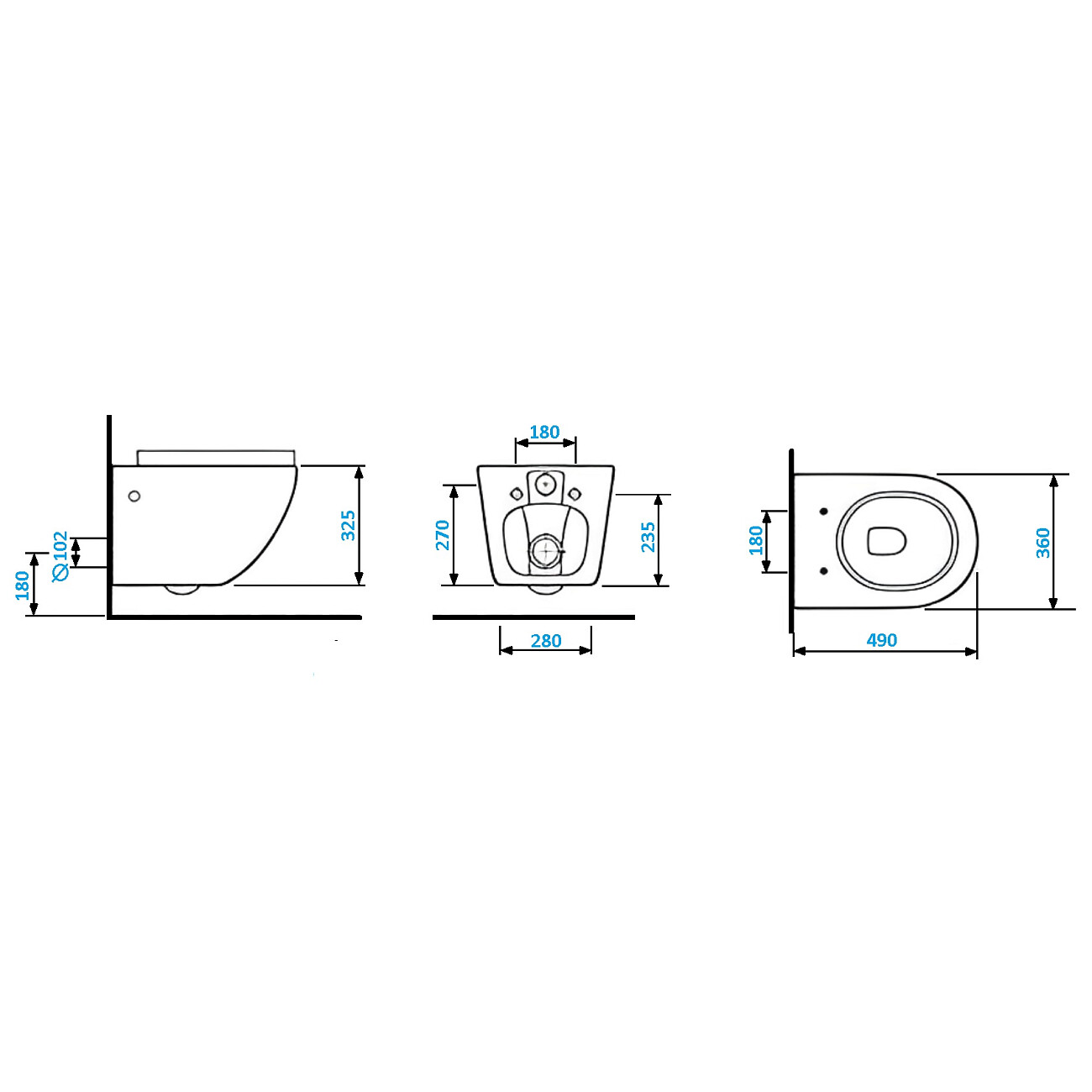 Унитаз подвесной безободковый белый матовый Cerutti SPA Sella Aria MW CT9161 - изображение 12