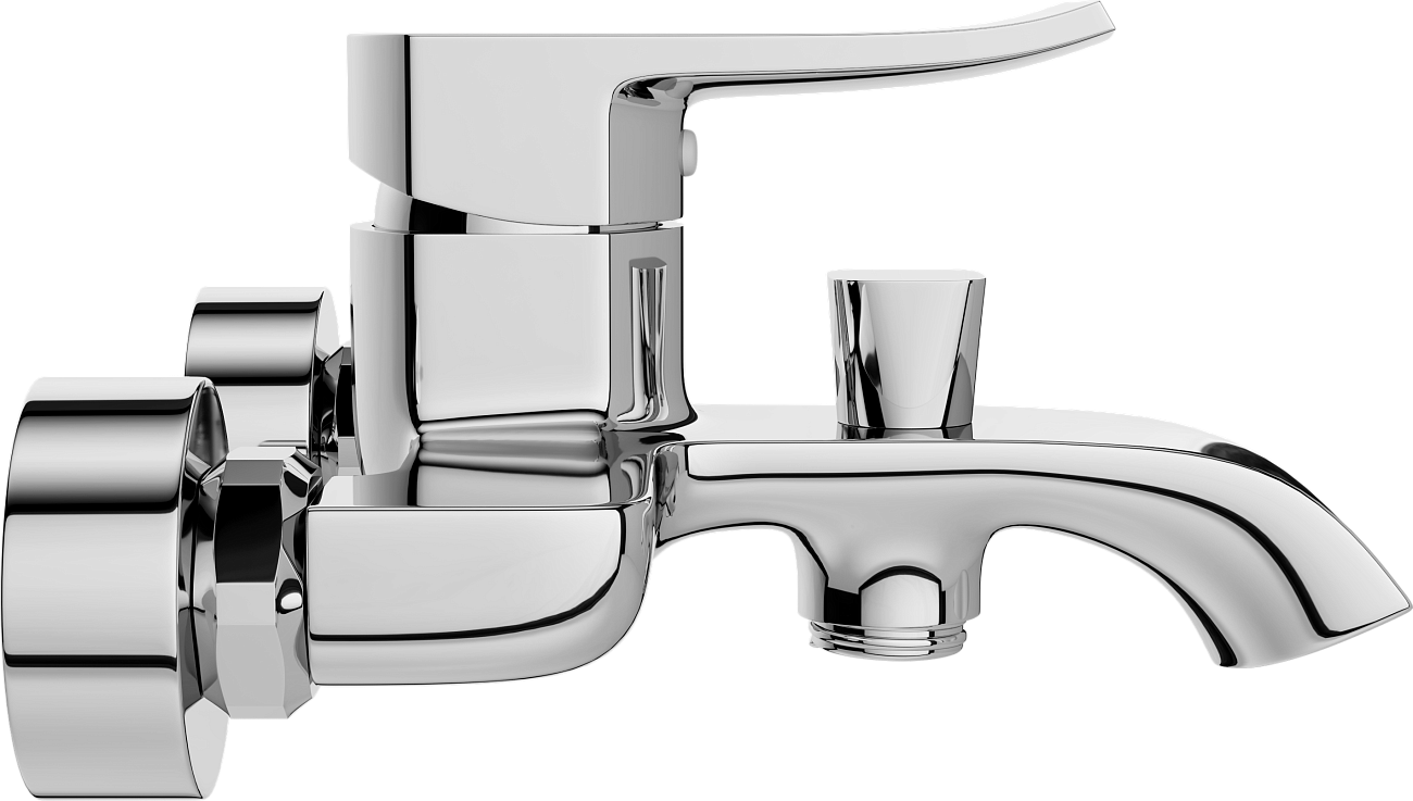 Смеситель для ванны однорычажный хром Stworki "Бурос" BU-02cr - изображение 6