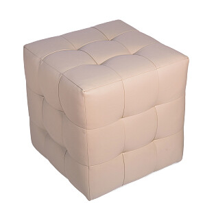 ПУФ РУБИ молочный