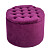 Пуф WOODEN круглый лиловый