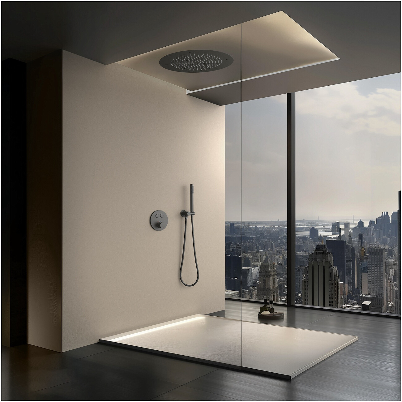 Душевая система встроенная с термостатом черное золото Timo Saona SX-2370-18SM - изображение 2