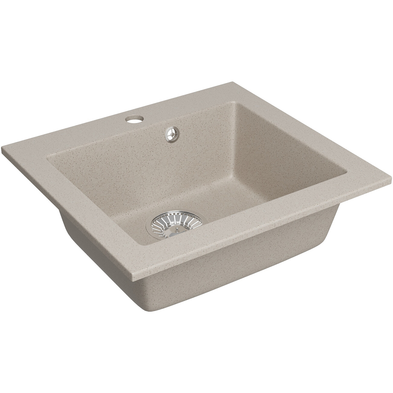 Мойка кухонная бежевая Domaci "Болонья" М-35-003 - изображение 9