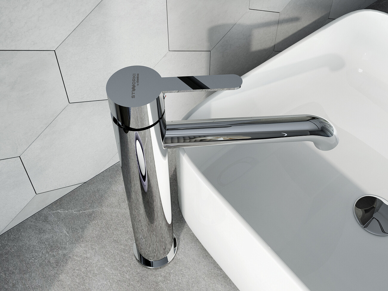 Смеситель для раковины однорычажный хром Stworki "Стокгольм" HFSG02200 - изображение 8