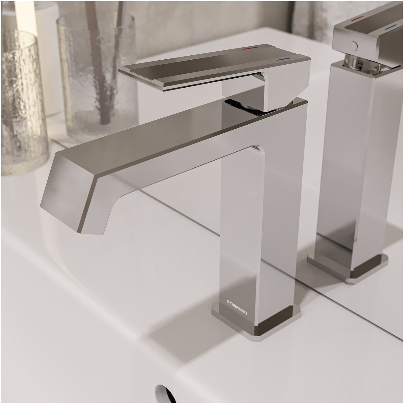 Смеситель для раковины однорычажный хром Stworki "Оденсе" S12010CR - изображение 5