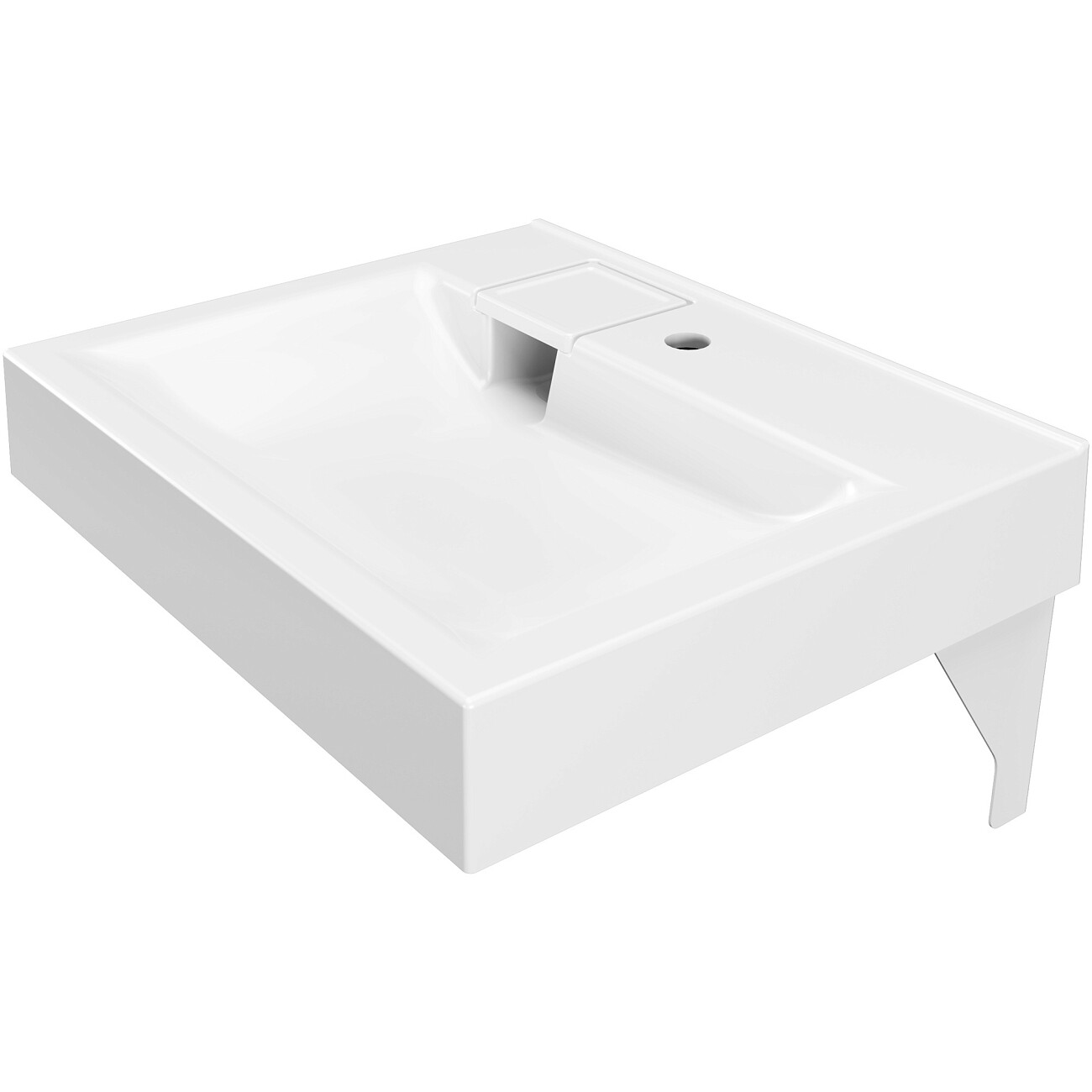 Раковина на стиральную машину 60х50 см белая Diwo "Ростов" RRnS500 - изображение 4