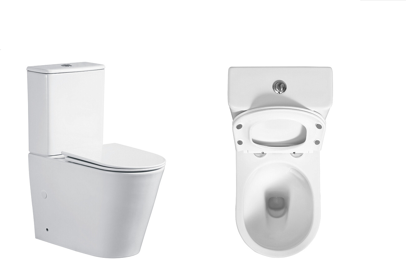 Унитаз напольный безободковый белый Cerutti SPA Piera Tornado CT10560 - изображение 3